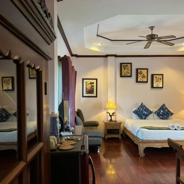 غرفة عائلية بشرفة، Pha Thai House 10/10