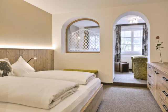 غرفة عائلية بإطلالة على الجبل بغرفتي نوم، Hotel Sommerhof 1/4