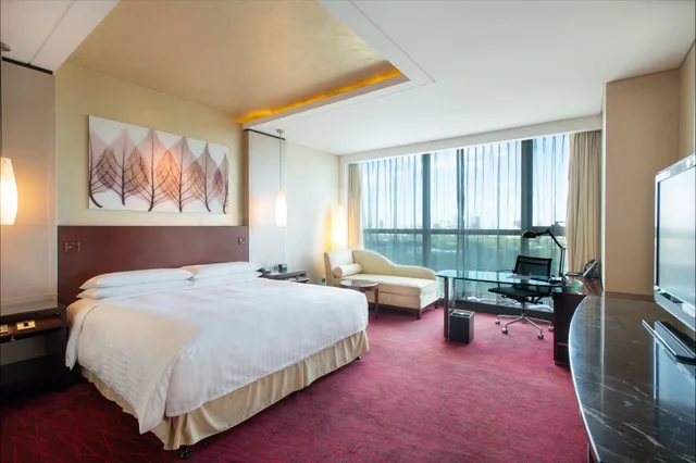 غرفة بزنس بسرير كينج بإطلالة على المدينة، Beijing Marriott Hotel Northeast 3/7