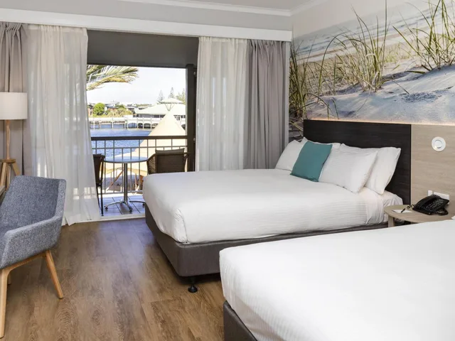غرفة كلاسيكية بسريرين مزدوجين بإطلالة، Novotel Sunshine Coast Resort 1/1