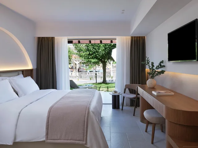 بنغل بإطلالة على الحديقة، Lindos Princess Beach Resort & Spa 3/10