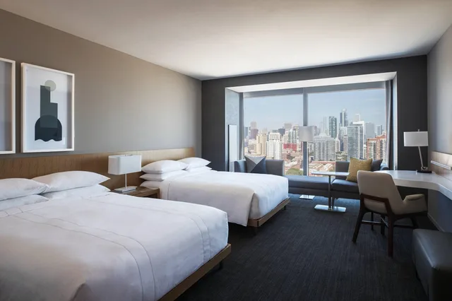 غرفة رباعية لذوي الإعاقة، MARRIOTT MARQUIS CHICAGO 1/3