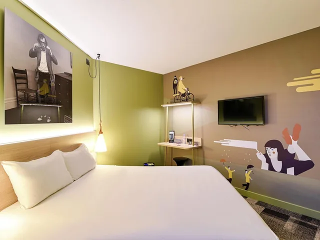 غرفة قياسية بسرير كوين، Ibis Styles Lyon Confluence Hotel 6/8