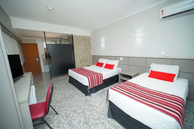 غرفة ديلوكس فاخرة بسرير كوين وسرير فردي، Cassino All Inclusive Resort Pocos de Caldas by Nacional Inn 1/6