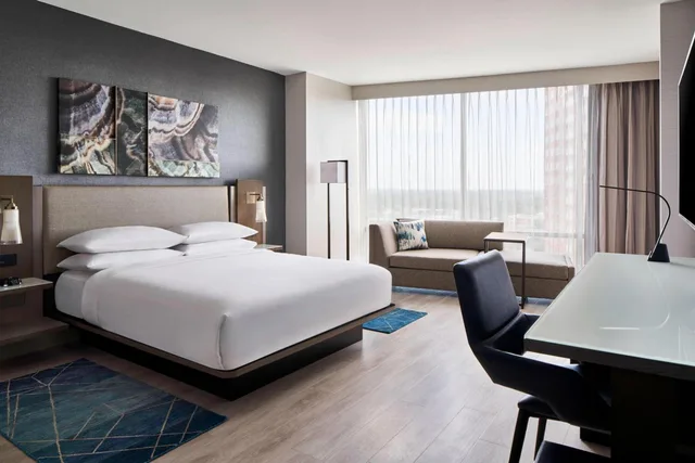 غرفة تنفيذية بسرير كينج، Bethesda North Marriott Hotel Conference Center 2/6