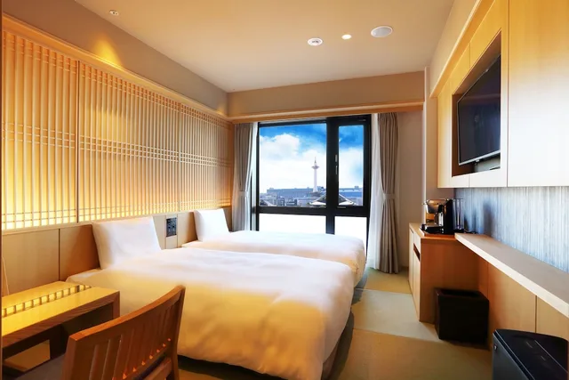 غرفة ديلوكس بسريرين منفصلين، Henn na Hotel Premier Kyoto Gojo Karasuma 2/4