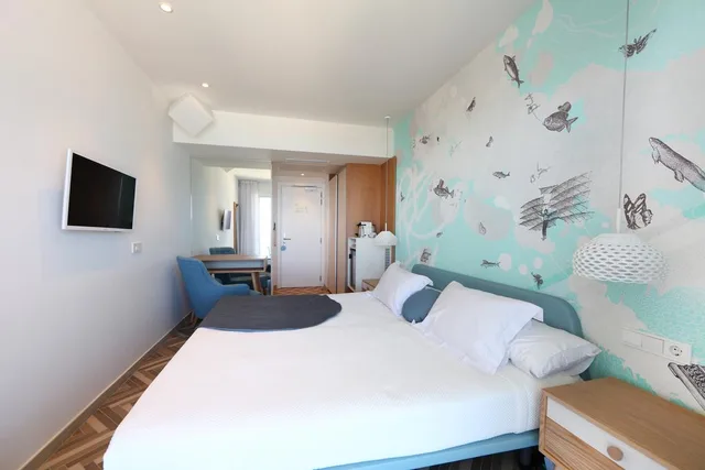 غرفة بسرير مزدوج أو سريرين منفصلين بشرفة، Mar Azul Hotel - Adults Only 1/1