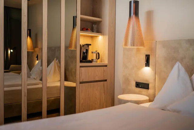 غرفة ديلوكس بسرير مزدوج بشرفة، Hotel Terme Merano 6/7