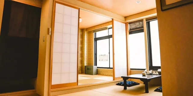 غرفة يابانية بفرشتي فوتون بحمام خاص، Waseido Zen 1/1