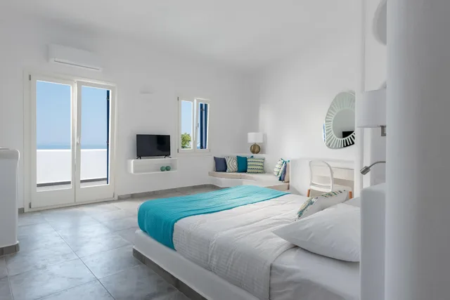 استوديو سوبيريور بإطلالة جزئية على البحر بجاكوزي، Anemomilos Hotel & Apartments 1/7