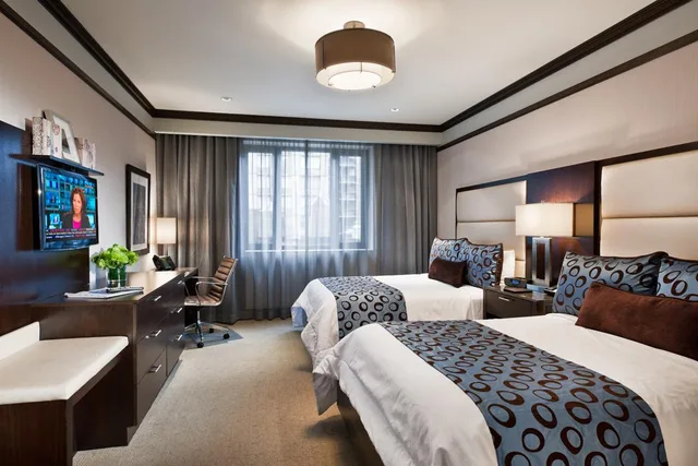 غرفة ديلوكس بسريرين مزدوجين، The Pearl New York 1/1