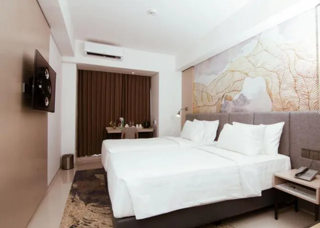 غرفة بريميير بسرير مزدوج أو سريرين منفصلين، Ascent Premiere Hotel and Convention 1/2