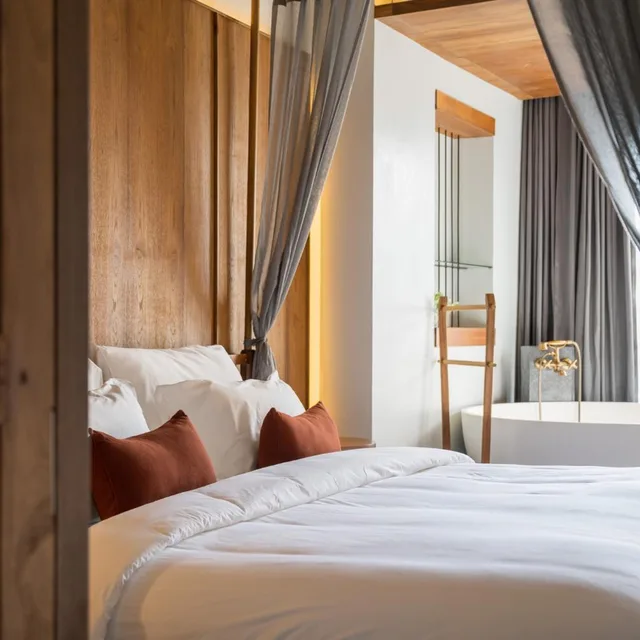 غرفة ديلوكس بسرير كينج بحوض استحمام، Hotel Gahn - SHA Plus 5/10
