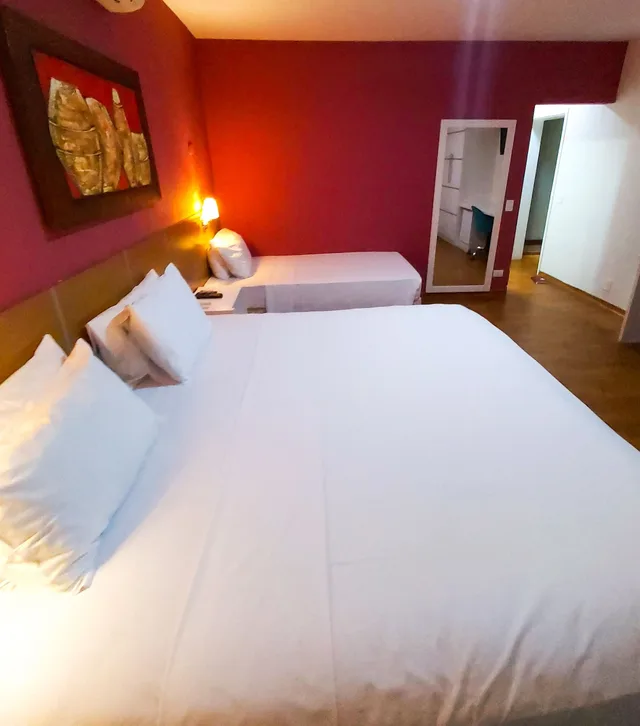 غرفة بسرير كوين وسرير فردي، Capcana Hotel Sao Paulo Jardins 4/6