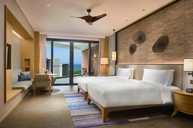 غرفة ديلوكس بسرير مزدوج، Crowne Plaza Sanya Haitang Bay Resort 1/7