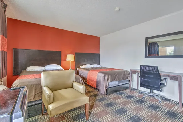 غرفة ديلوكس بسريرين مزدوجين، OYO Palm Leaf Motel 2/7