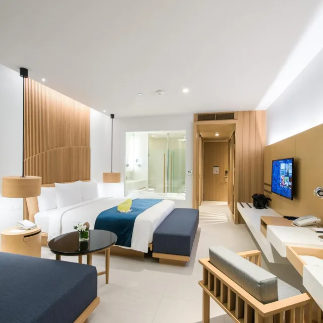 غرفة ديلوكس بسرير مزدوج أو سريرين منفصلين، Ace of Hua Hin Resort 4/9