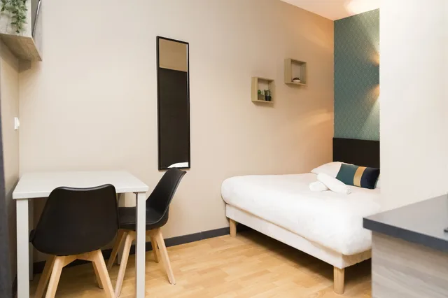 استوديو سوبيريور بسرير مزدوج بإطلالة على المدينة، RESIDENCE AURMAT 2/6