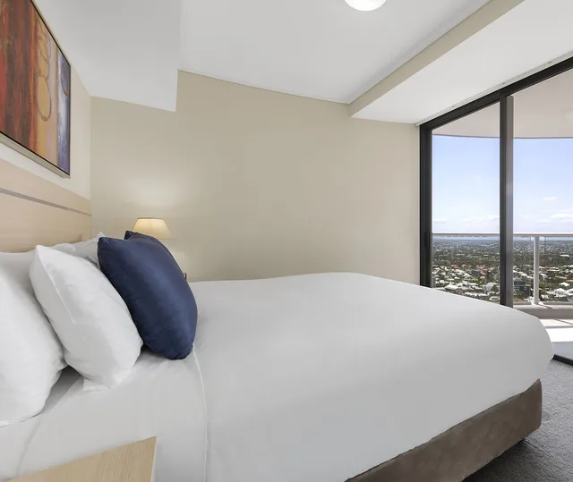 شقة بسرير كوين بغرفة نوم واحدة، Oaks Brisbane Aurora Suites 5/8