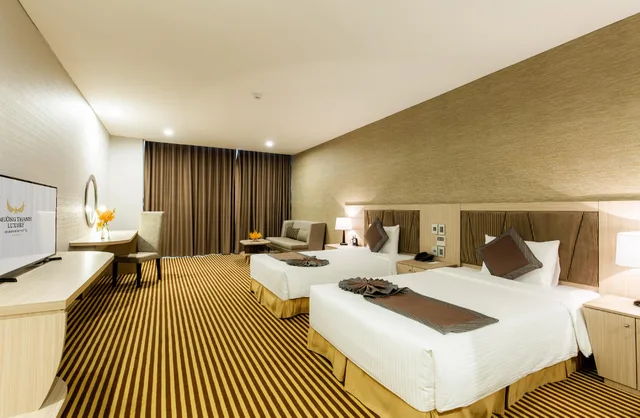 غرفة ديلوكس بسريرين منفصلين بإطلالة على المدينة، Muong Thanh Luxury Khanh Hoa Hotel 1/1