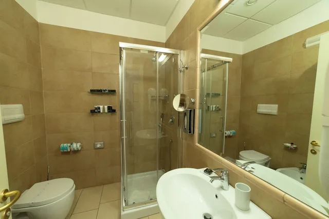 غرفة سوبيريور بسرير كوين بإطلالة على الحديقة، Hotel Parco Delle Fontane 7/8