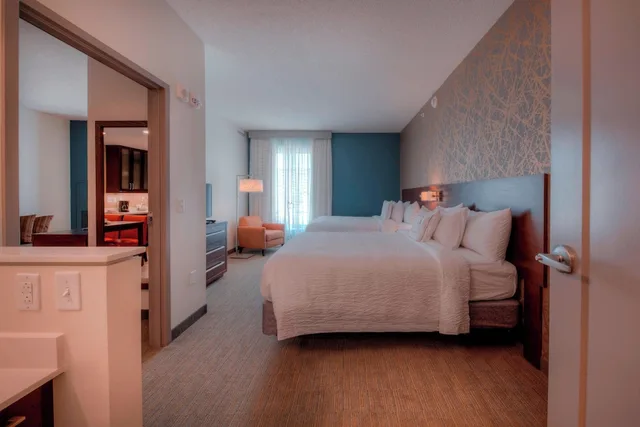 suite, multiple beds, Residence Inn By Marriott Raleigh Downtown 1/2