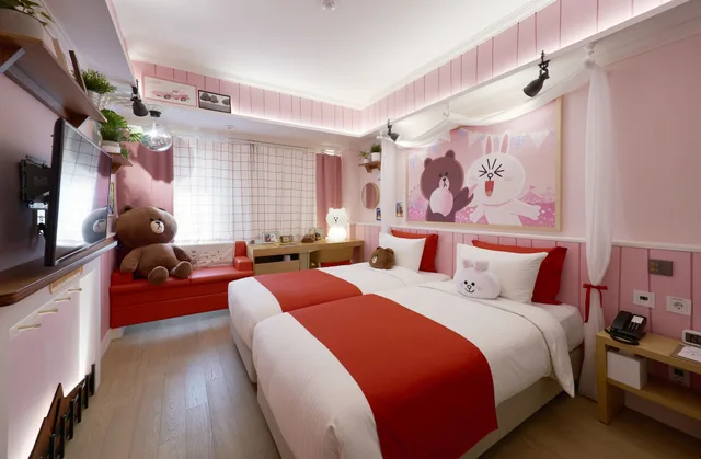 Line Friends, Twin Beds، Sotetsu Hotels The Splaisir Seoul Myeongdong 6/10