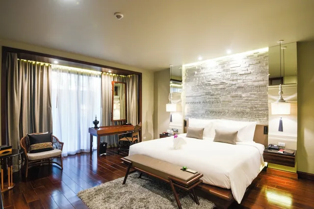 غرفة ديلوكس بسرير كينج، Ratilanna Riverside Spa Resort Chiang Mai 1/3
