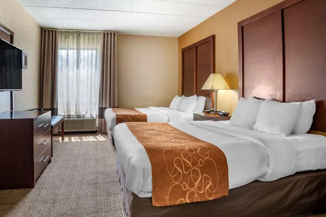 غرفة بسريرين كوين يُسمح فيها بالحيوانات الأليفة، Comfort Suites Hagerstown Southeast 1/3