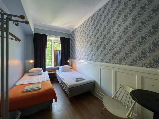 غرفة اقتصادية بسريرين منفصلين بحمام مشترك في الملحق، Reimersholme Hotel 3/7