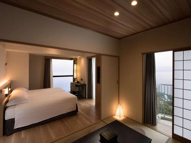 جناح ياباني ركني بسريرين منفصلين، Hilton Odawara Resort And Spa 2/5