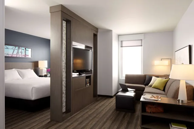 جناح استوديو بسرير كينج بإطلالة مع أريكة، HYATT HOUSE NAPLES/5TH AVENUE 2/8