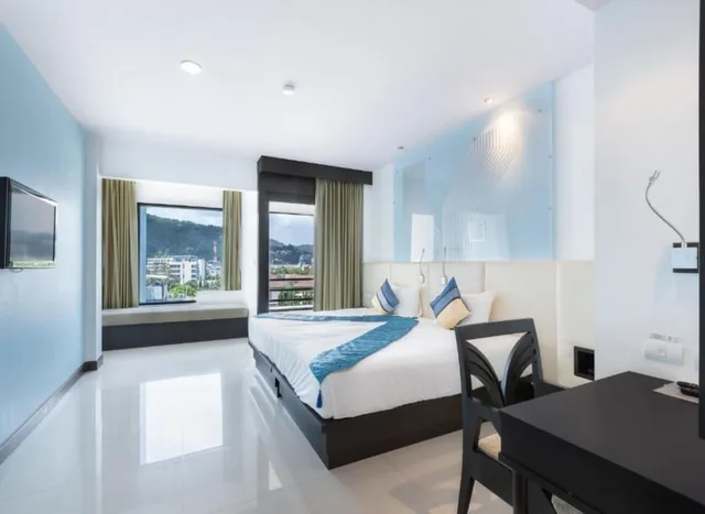 غرفة قياسية بسرير مزدوج، The Blueco Hotel 4/8