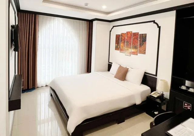 غرفة أساسية بسرير كوين، Phuong Dong Hotel & Apartment 4/8
