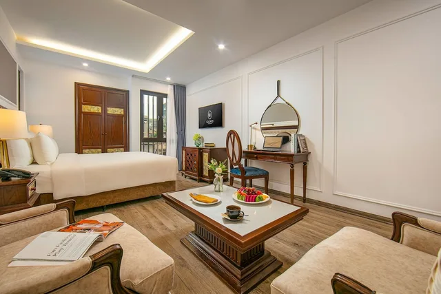 غرفة تنفيذية بسريرين منفصلين بحوض استحمام، Gloud Hotel 2/3
