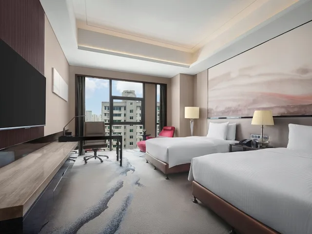 غرفة غراند ديلوكس بسريرين منفصلين، Wanda Realm Wuhan 2/10
