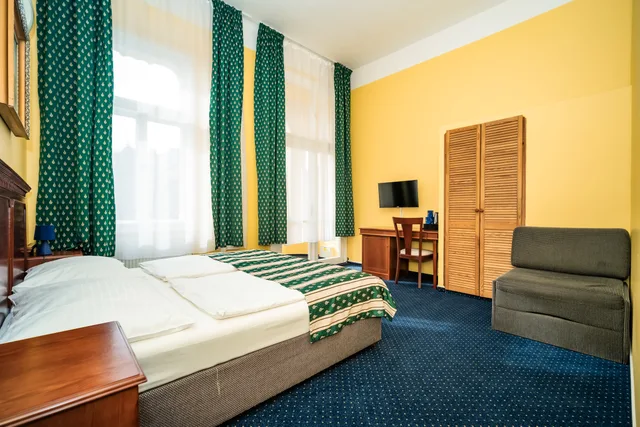 غرفة بسرير مزدوج أو سريرين منفصلين، Hotel Otakar 2/5