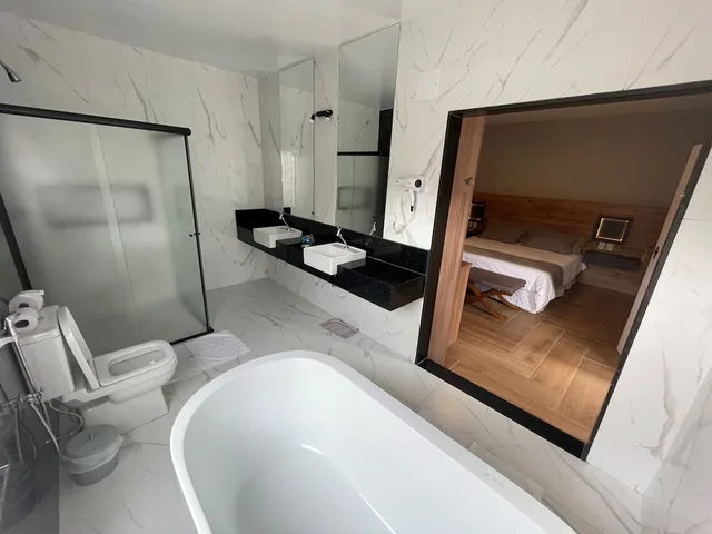 غرفة بريميير بسرير كينج بحوض جاكوزي، Pousada Villa Alferes 5/5