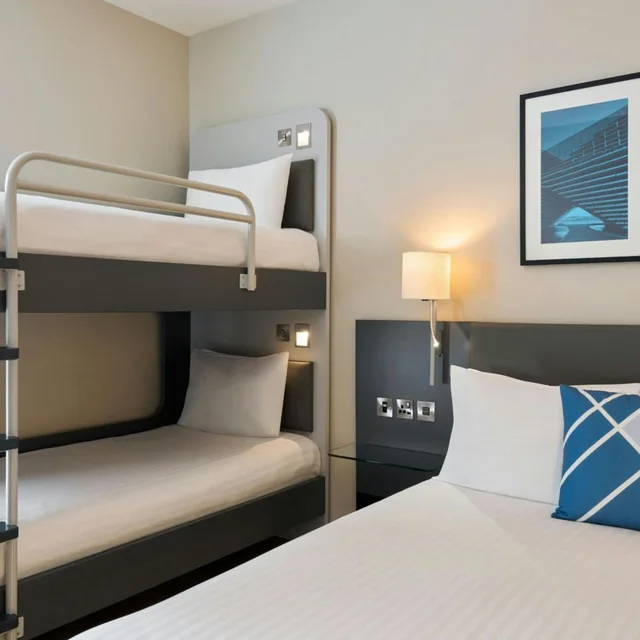 غرفة عائلية بأسرّة بطابقين، Sleeperz Hotel Dundee 2/6