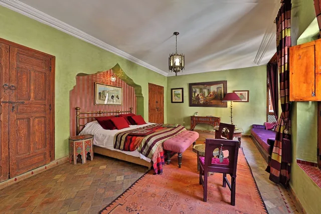 جناح بسرير مزدوج، Riad Zayane 1/4