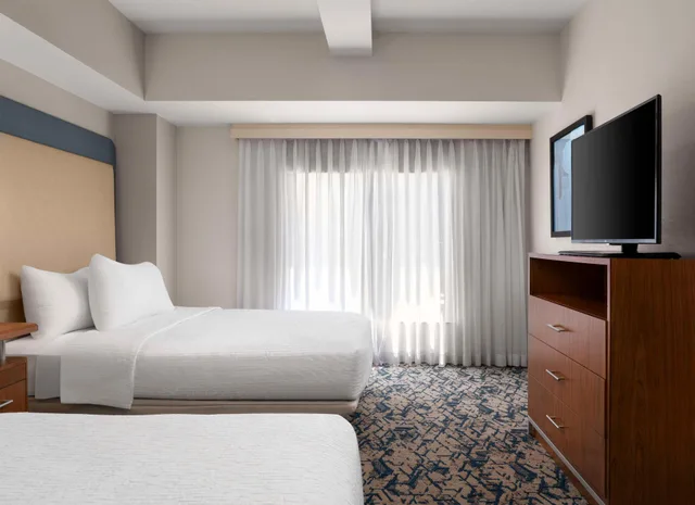 Suite, 2 Queen Beds, Sofa, Living Area, Kitchen, Accessible, Homewood Suites by Hilton Boston Brookline Longwood Medical 1/2