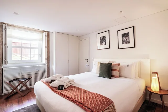 شقة بريميوم بسرير كوين بإطلالة على النهر بغرفة نوم واحدة، Porto River Hotel Apartamentos 1/2