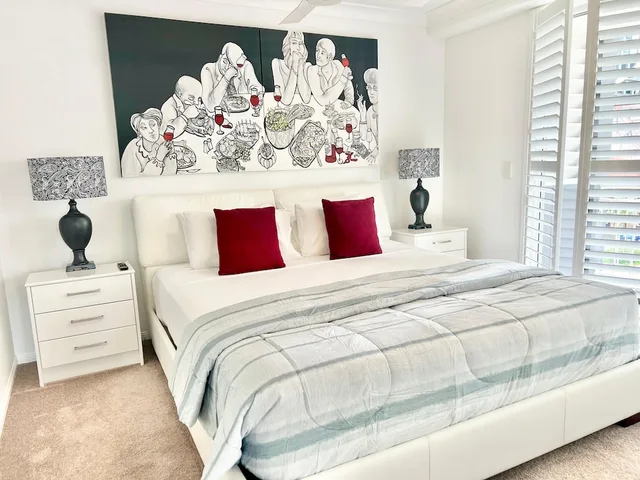 شقة تنفيذية بسرير كينج وسرير كوين بغرفتي نوم، Wharf Boutique Apartments 2/4