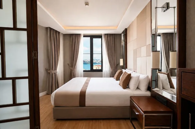 غرفة ديلوكس بسرير مزدوج بإطلالة على البحر، The Biancho Hotel Pera 9/10