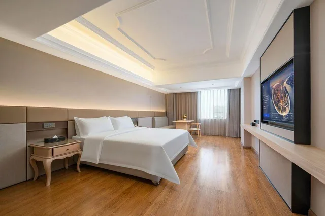 Deluxe, Queen Bed, Vienna International Caopu Jindaotian 1/1