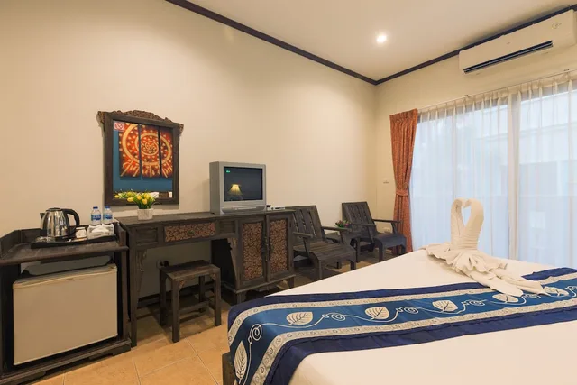 غرفة ديلوكس بسرير مزدوج أو سريرين منفصلين بشرفة، Seeka Boutique Resort 2/4