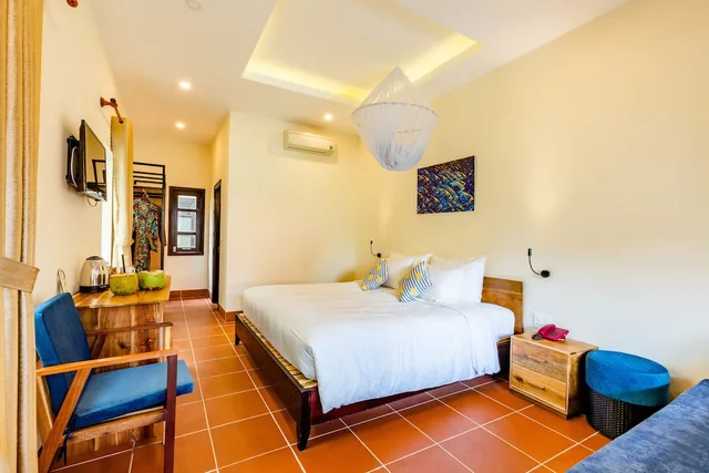 شقة سكنية بسرير كينج بإطلالة على الحديقة مع أريكة، Hula Hula Beachfront Phu Quoc 4/10