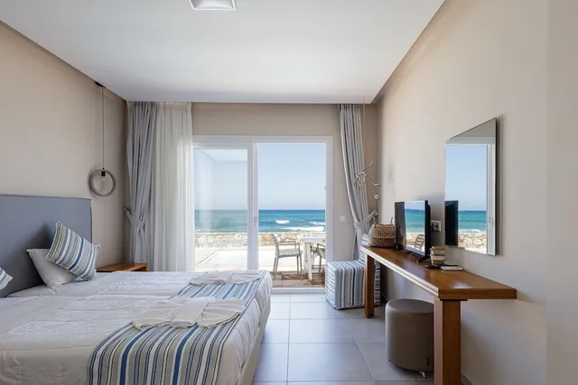 فيلا تنفيذية بسرير كوين وسريرين منفصلين مع أريكة، Theo Star Beach 2/9