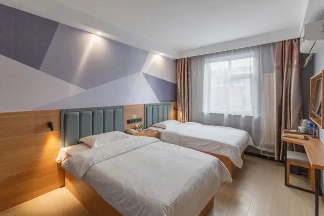 Fashion, Superior, Twin Beds، GreenTree Inn Taiyuan Hanxiguan Street Wanda Mansion Shell Hotel 2/3