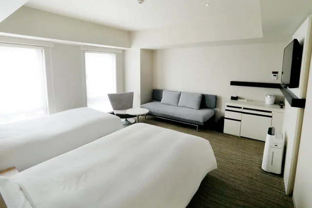 غرفة بريميير بسريرين منفصلين، JR INN SAPPORO-EKI MINAMI-GUCHI 1/6